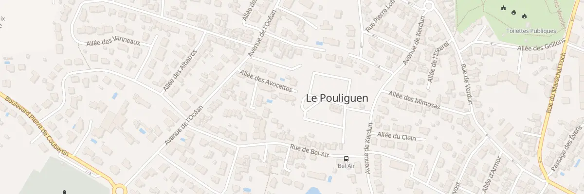Plan du 6B All des Avocettes au Pouliguen