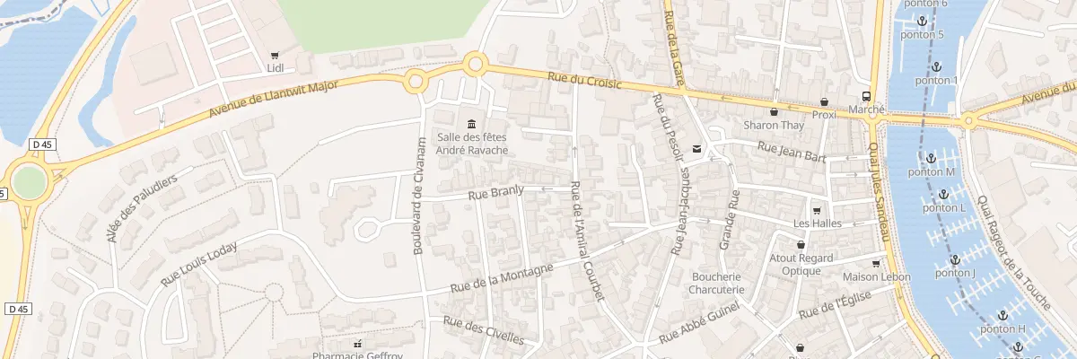 Plan du 6 Rue Branly au Pouliguen