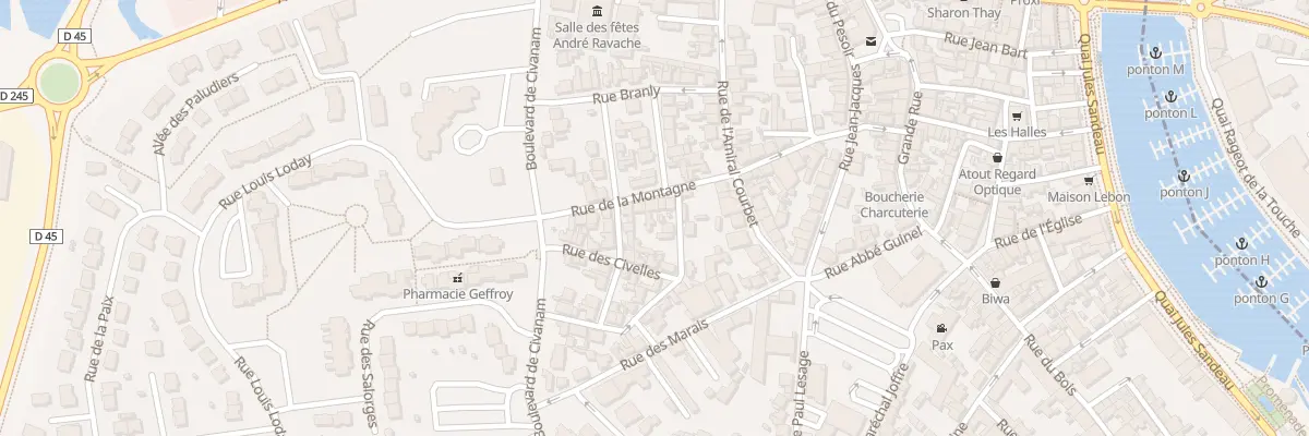 Plan du 9 Rue de la Montagne au Pouliguen