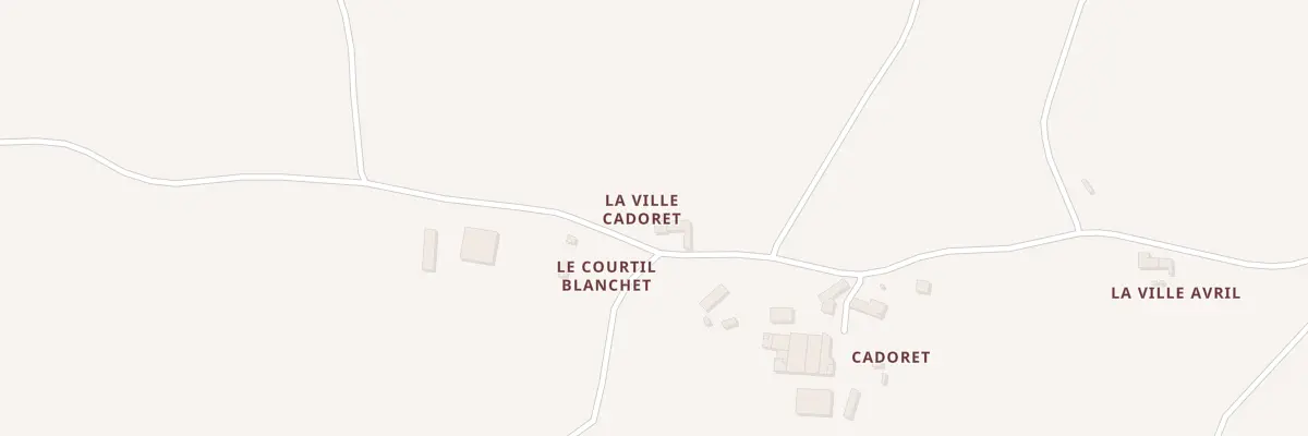 Plan du 5507 La Ville Cadoret à Plénée-Jugon