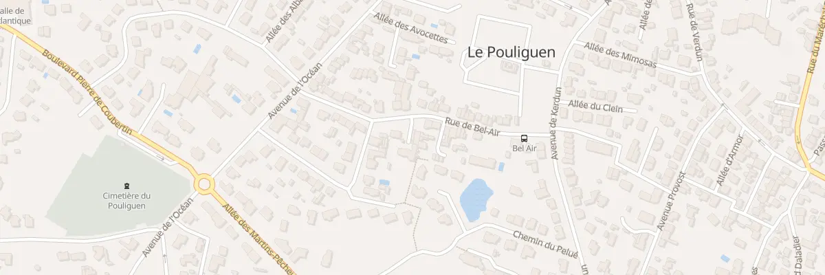 Plan du 22 Rue de Bel Air au Pouliguen