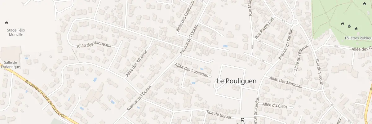 Plan du 51B Av de l’Océan au Pouliguen