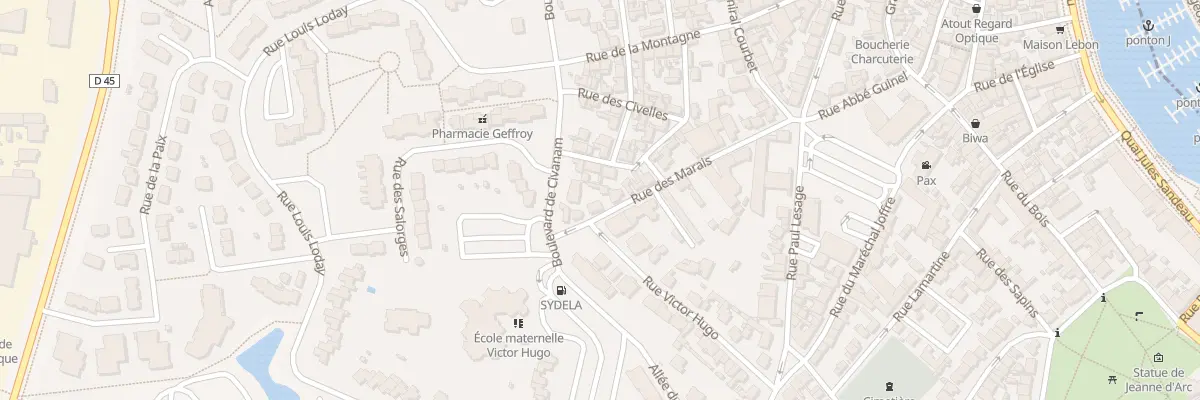 Plan du 32 Rue des Marais au Pouliguen