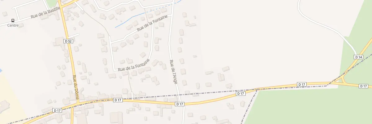 Plan du 25 Rue de l’Auge à La Bouillie