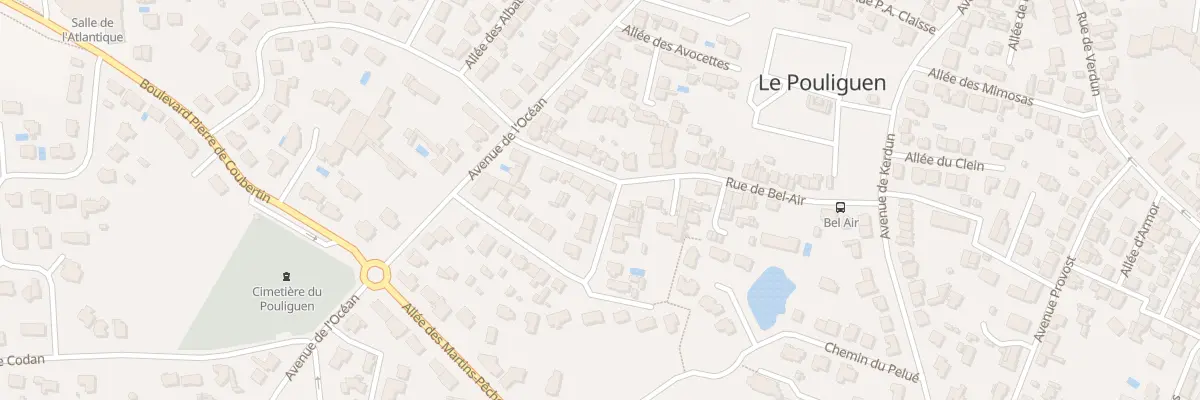 Plan du 14 Rue de Bel Air au Pouliguen