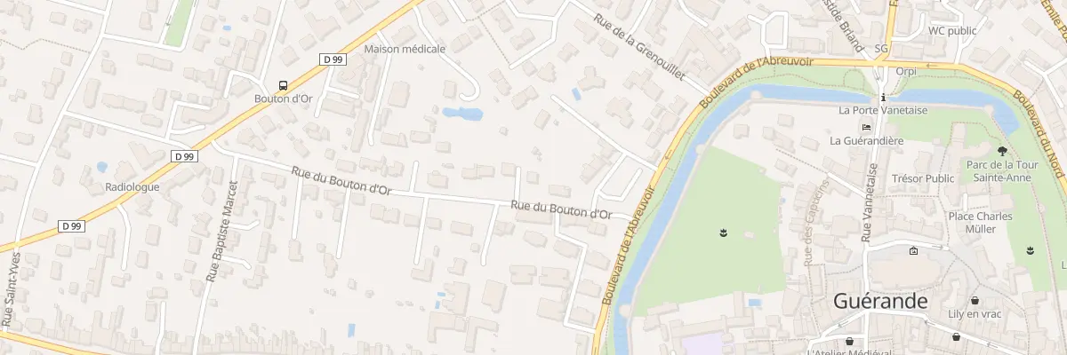 Plan du 4 Rue du Bouton d’Or à Guérande