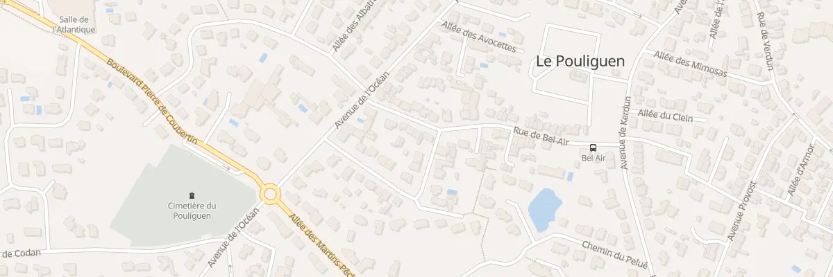 Plan du 12 Rue de Bel Air au Pouliguen