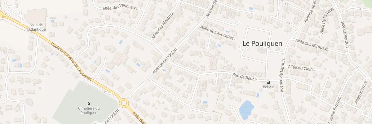 Plan du 5 Rue de Bel Air au Pouliguen