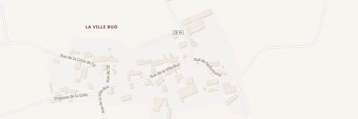 Plan du 23 Rue de la Ville-Buo à Taupont