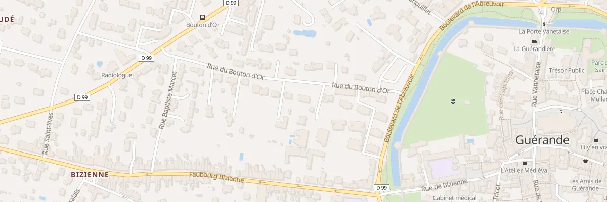 Plan du 5B Rue du Bouton d’Or à Guérande