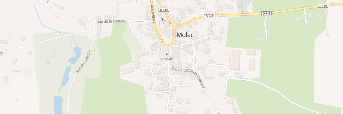 Plan du 9 Rue de Lattre de Tassigny à Molac