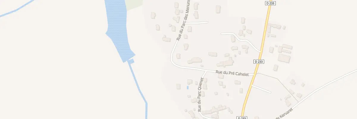 Plan du 2 Rue du Parc des Menuns à Guérande