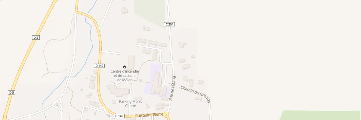 Plan du 10 Rue de l’Étang à Molac
