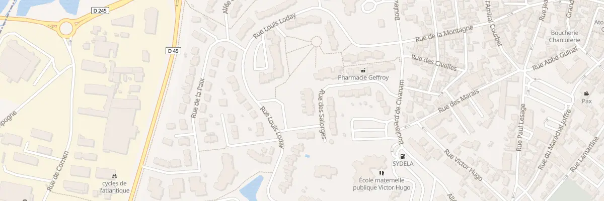 Plan du 28 Rue des Salorges au Pouliguen