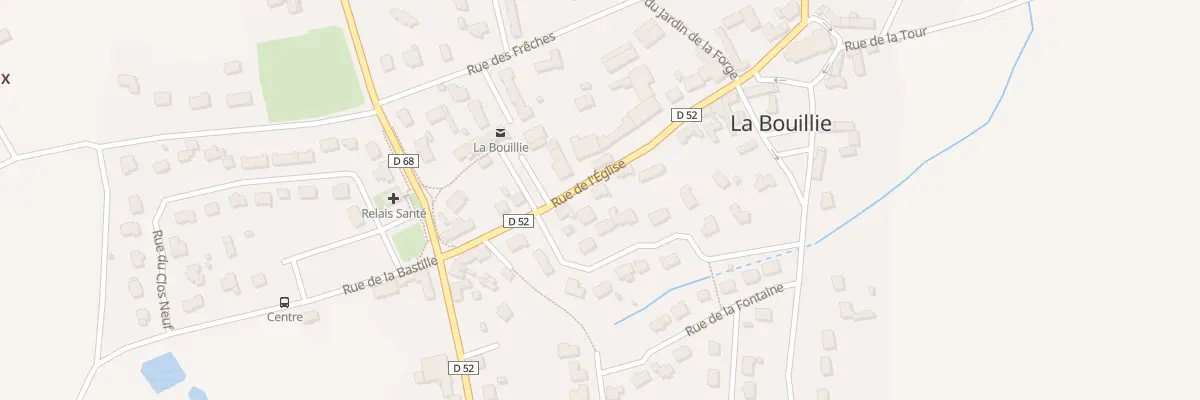 Plan du 12 Rue de l’Eglise à La Bouillie