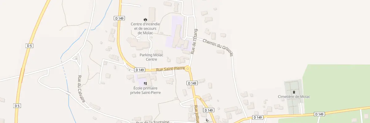 Plan du 2 Rue St Pierre à Molac