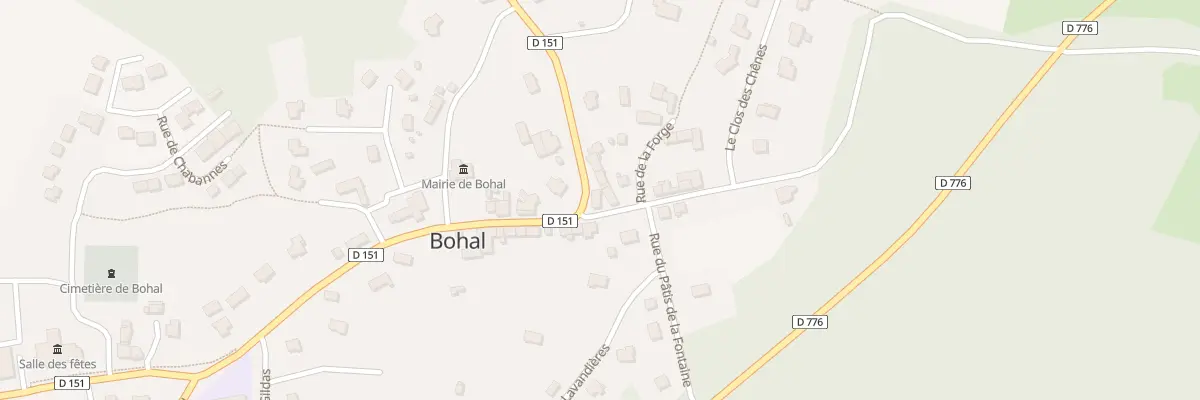 Plan du 4 Rue des Tilleuls à Bohal