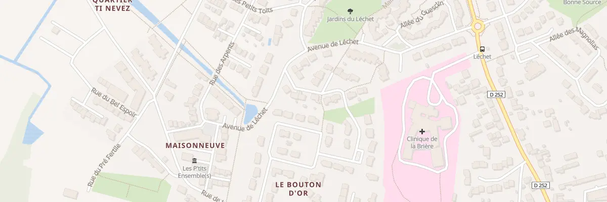 Plan du 6 All du Roi Nominoé à Guérande