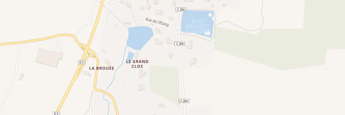 Plan du 13 Rue de l’Étang à Molac