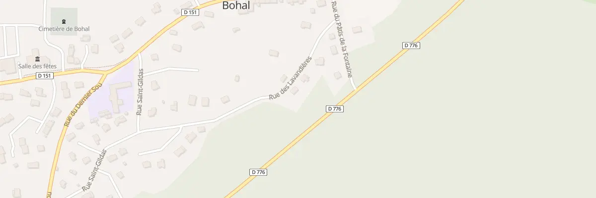 Plan du 6B Rue des Lavandières à Bohal