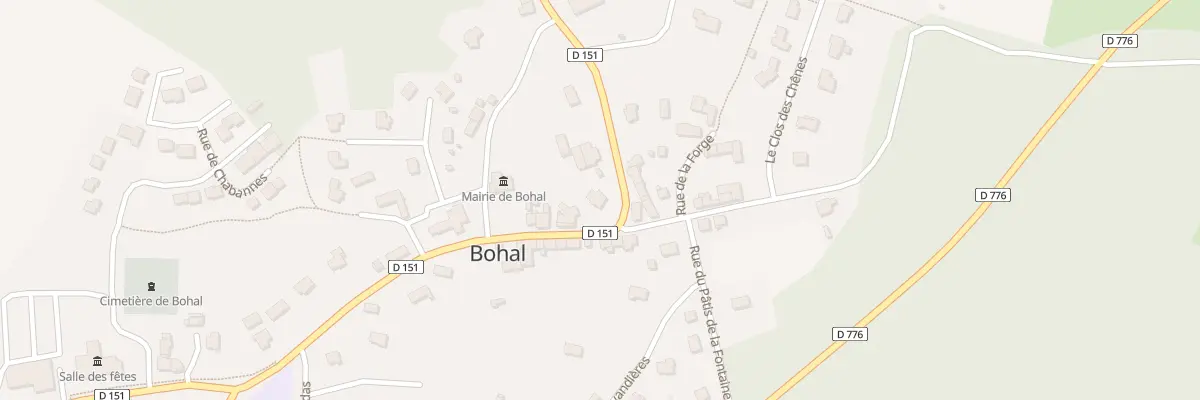 Plan du 6 Rue des Tilleuls à Bohal