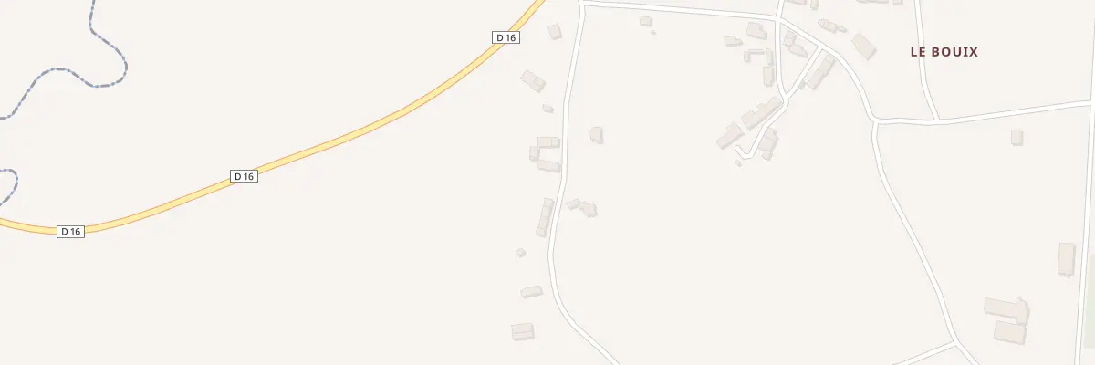 Plan du 42 Le Bouix à Guilliers