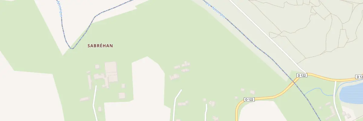 Plan du 8 Sabrehan à Guillac