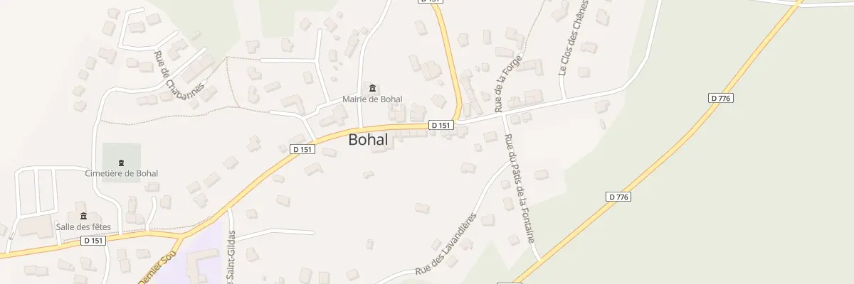 Plan du 9 Rue des Tilleuls à Bohal
