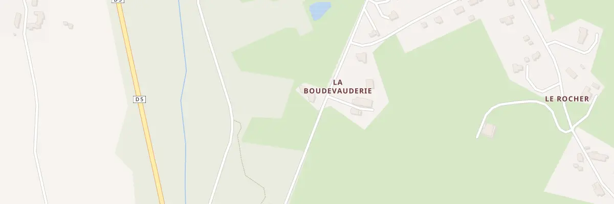 Plan du 2 La Boudevauderie à Molac