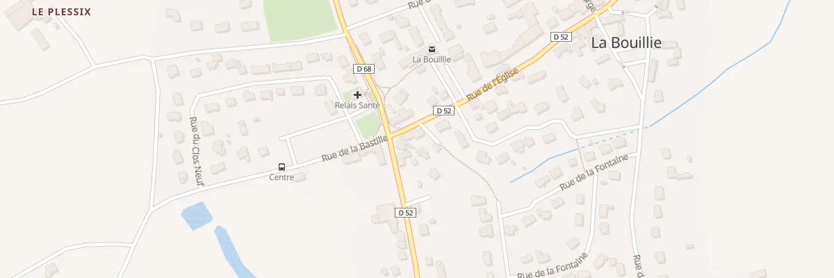 Plan du 2 Rue de l’Eglise à La Bouillie