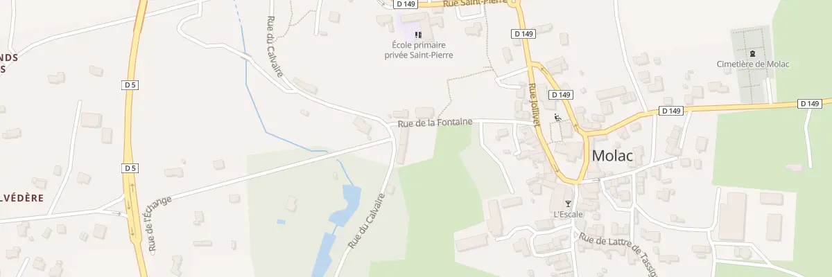 Plan du 6A Rte du Calvaire à Molac