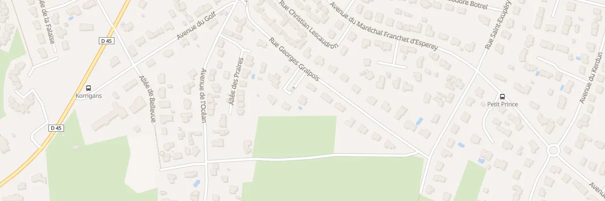 Plan du 18 Rue Georges Gralpois au Pouliguen