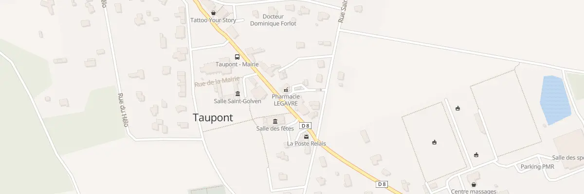 Plan du 41 Av du Porhoët à Taupont