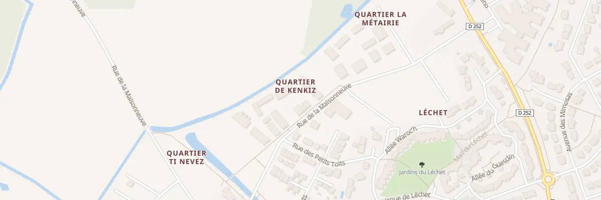 Plan du 53 Rue de la Maisonneuve à Guérande