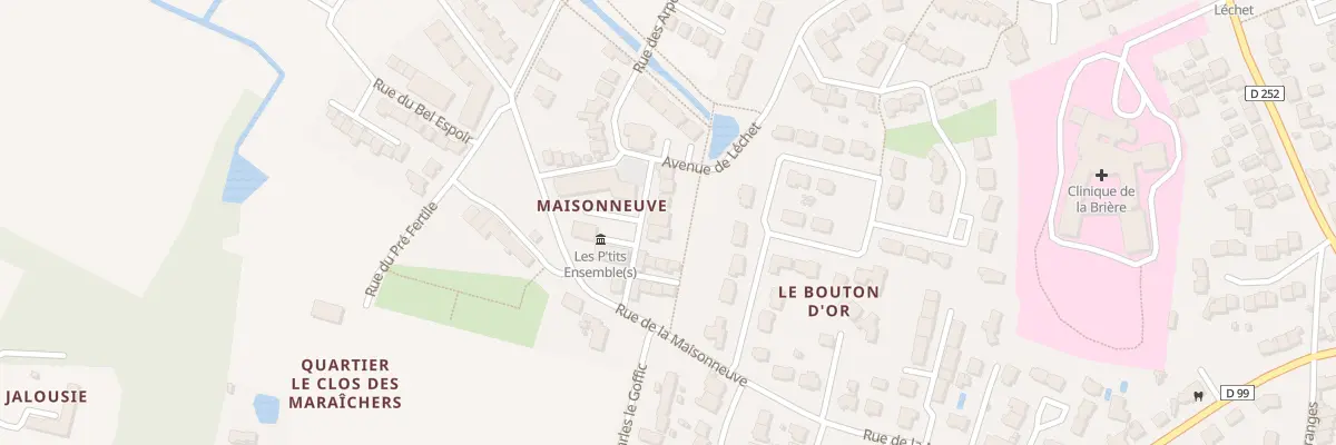 Plan du 4 Rue des Arpents à Guérande