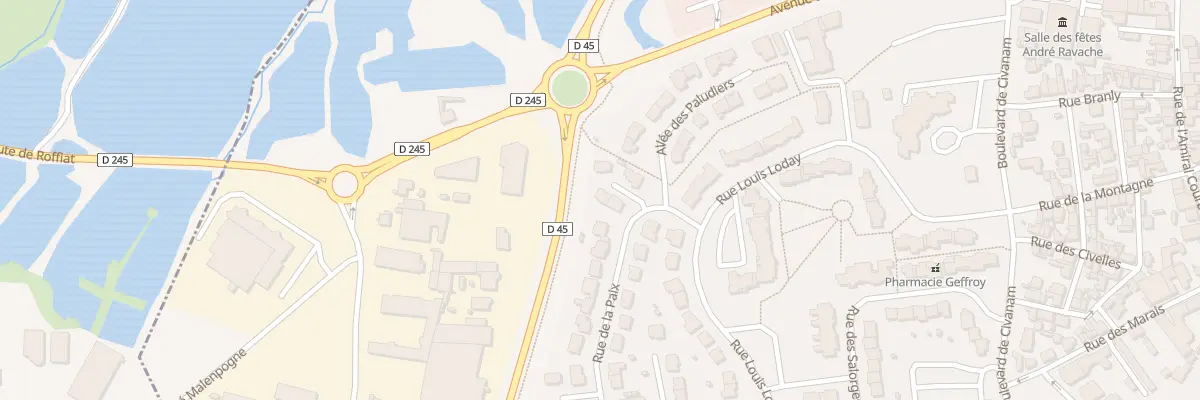 Plan du 47 Rue de la Paix au Pouliguen