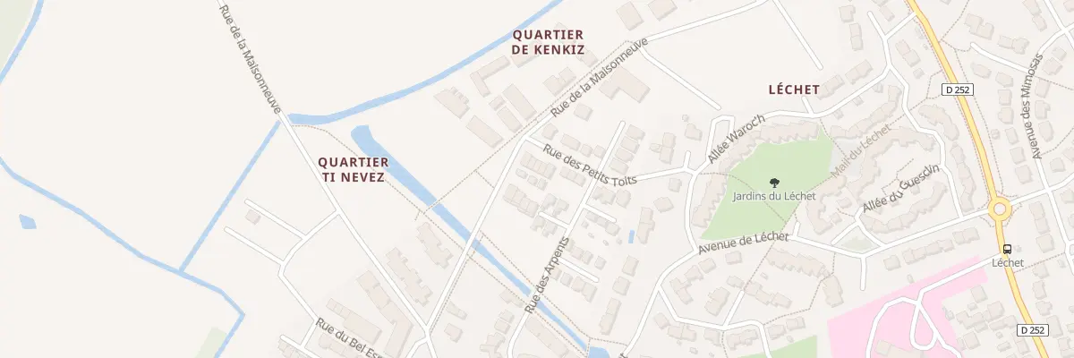 Plan du 50 Rue de la Maisonneuve à Guérande