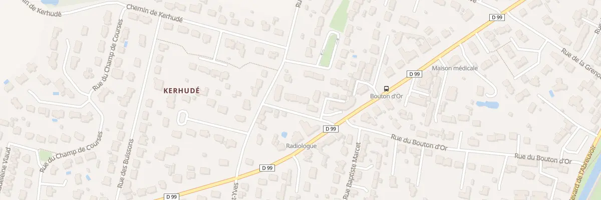 Plan du 10 Rue du Parc des Boeufs à Guérande
