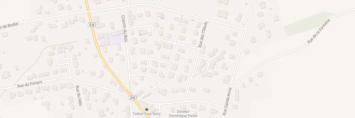 Plan du 6 Rue des Charmilles à Taupont