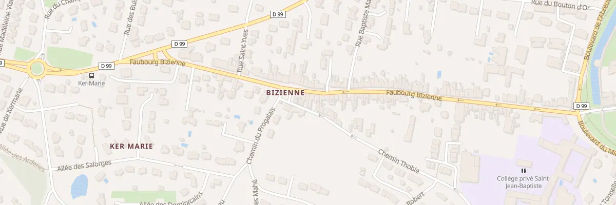 Plan du 79 Fg Bizienne à Guérande