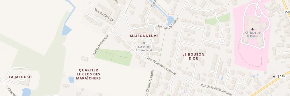 Plan du 1 Rue des Arpents à Guérande