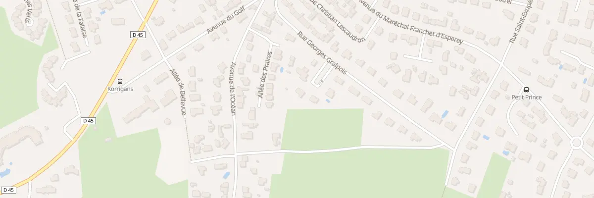 Plan du 14 Rue Georges Gralpois au Pouliguen