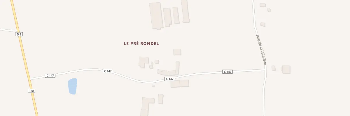 Plan du 3 Le Pre Rondel à Taupont