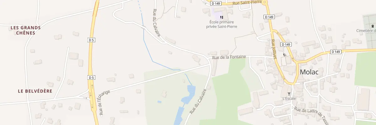 Plan du 3 Le Calvaire à Molac