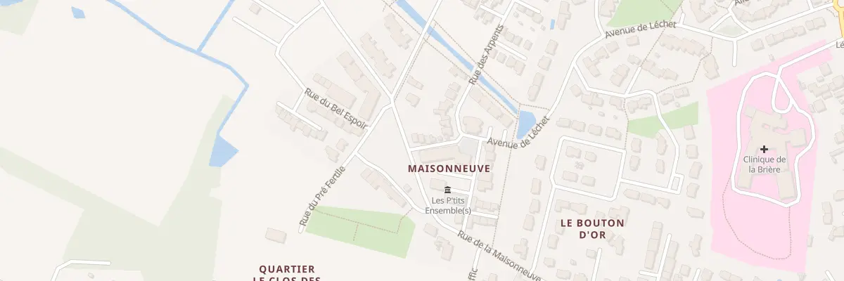 Plan du 3 Ven du Grand Arbre à Guérande