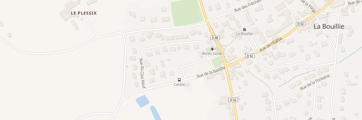 Plan du 24 Rue du Clos Neuf à La Bouillie