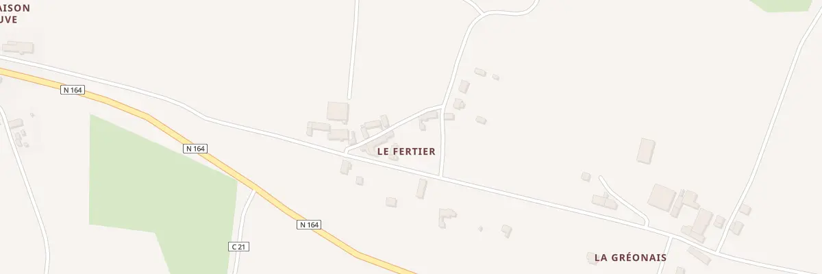 Plan du 12 Fertier à Merdrignac