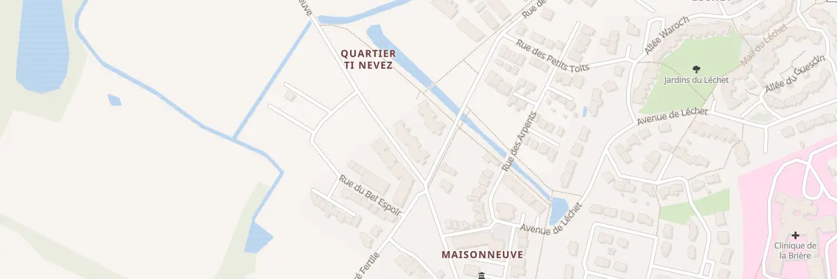 Plan du 43 Rue de la Maisonneuve à Guérande