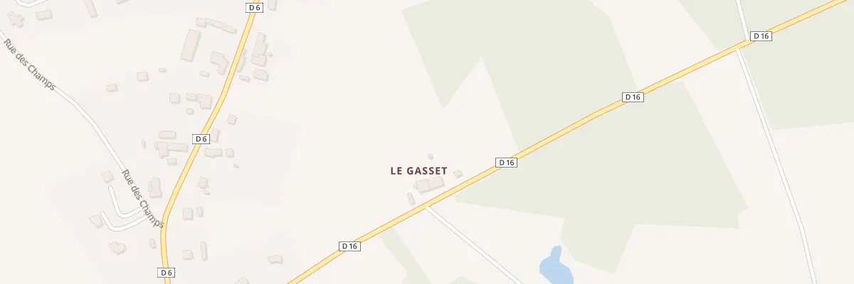 Plan du 3 Le Gasset à Saint-Vran