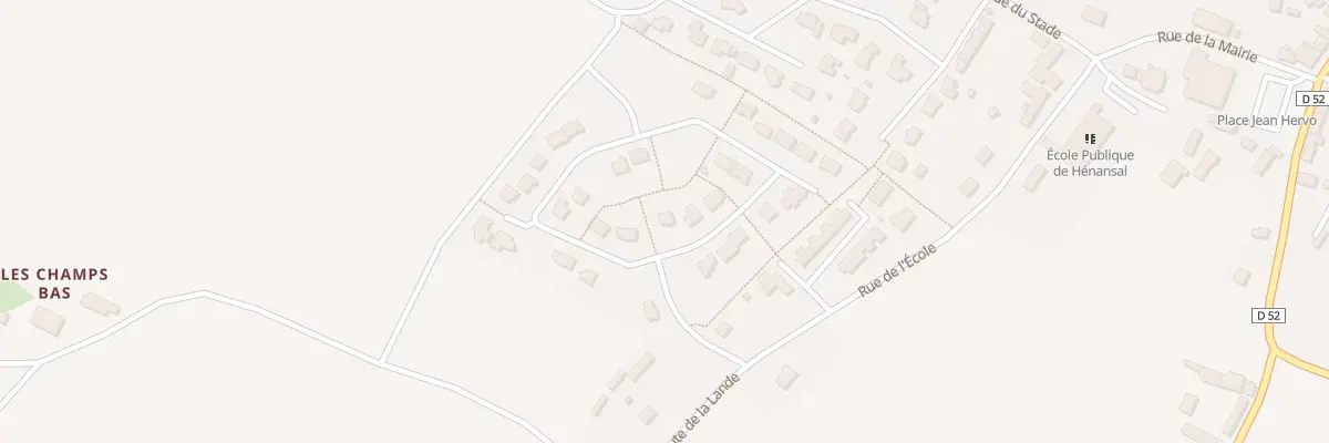 Plan du 17 Lot de Bel Air à Hénansal
